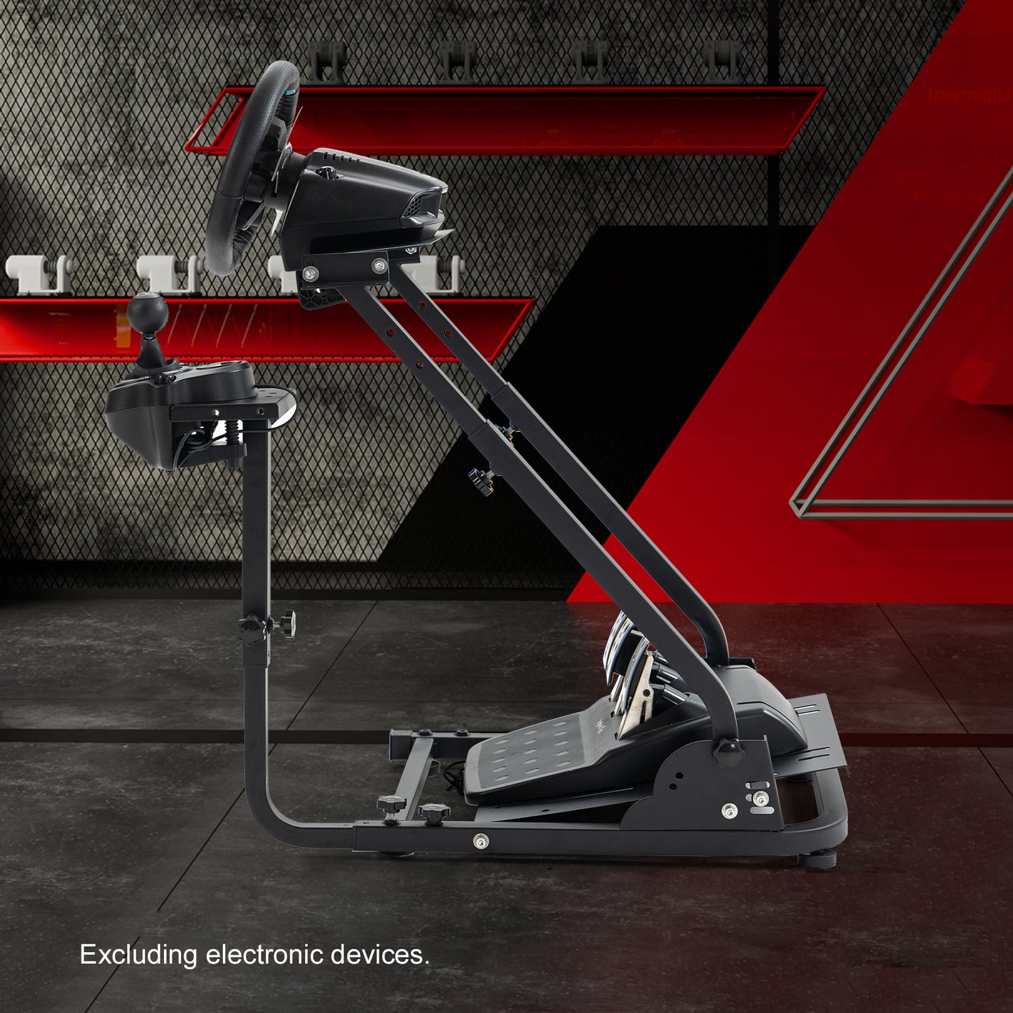 Zootopo G920 Racing Wheel Stand Shifter Mount Pro Fit for Logitech G25 G27 G29 G923 Tilt-Adjustable Racing Simulator Steering wheel Stand ,wheel and Pedals NOT Included
