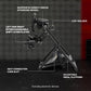 Zootopo Foldable Racing Wheel Stand Adjustable Sim Racing Cockpit Compatible with Logitech/ Thrustmaster/Fanatec/PXN/Moza R5 R9 G29 G920 G923 T248 T300RS GT T500 Sturdy Gaming Stand,Space-Saving Design , Wheel and Pedals Not Included