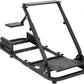 Foldable Racing Simulator Cockpit Stand Fit for Logitech/Thrustmaster G25,G27,G29,G920,G923&T300RS,T150,T80 Multi-Angle Adjustment Sim Cockpit No Steering Wheel HandBrake Pedals Seat