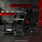 Zootopo 8040 Aluminum Profile Racing Simulaor Cockpit Simulator with Black Seat Fit for Logitech/Thrustmaster/Fanatec/Moza G920,G923 Professional&Expandability,F1 Truck,No Handbrake,Pedals,Steering Wheel