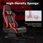 Zootopo Rear Seat Bottom Brackets of 30mm Square Tube Racing Simlator Cockpit with Red Seat， DIY Upgraded Racing Seat Gaming Steering Wheel Stand Thickened Steel Adjustable