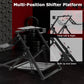 Zootopo Racing simulator Stand with Pulley Chair Fixing, Fit for Logitech G25 G27 G920/Fanatec/Thrustmaster, Adjustable Foldable Without Steering Wheel,Pedal and Handbrake
