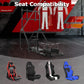 Zootopo Adjustable Racing Sim Cockpit with Monitor Stand Unobstructed Design for Both Legs Fit for Logitech/Thrustmaster G29 G923 G25 T80 T150 Racing Wheel Cockpit Not Include Steering Wheel,Pedals,Handbrake