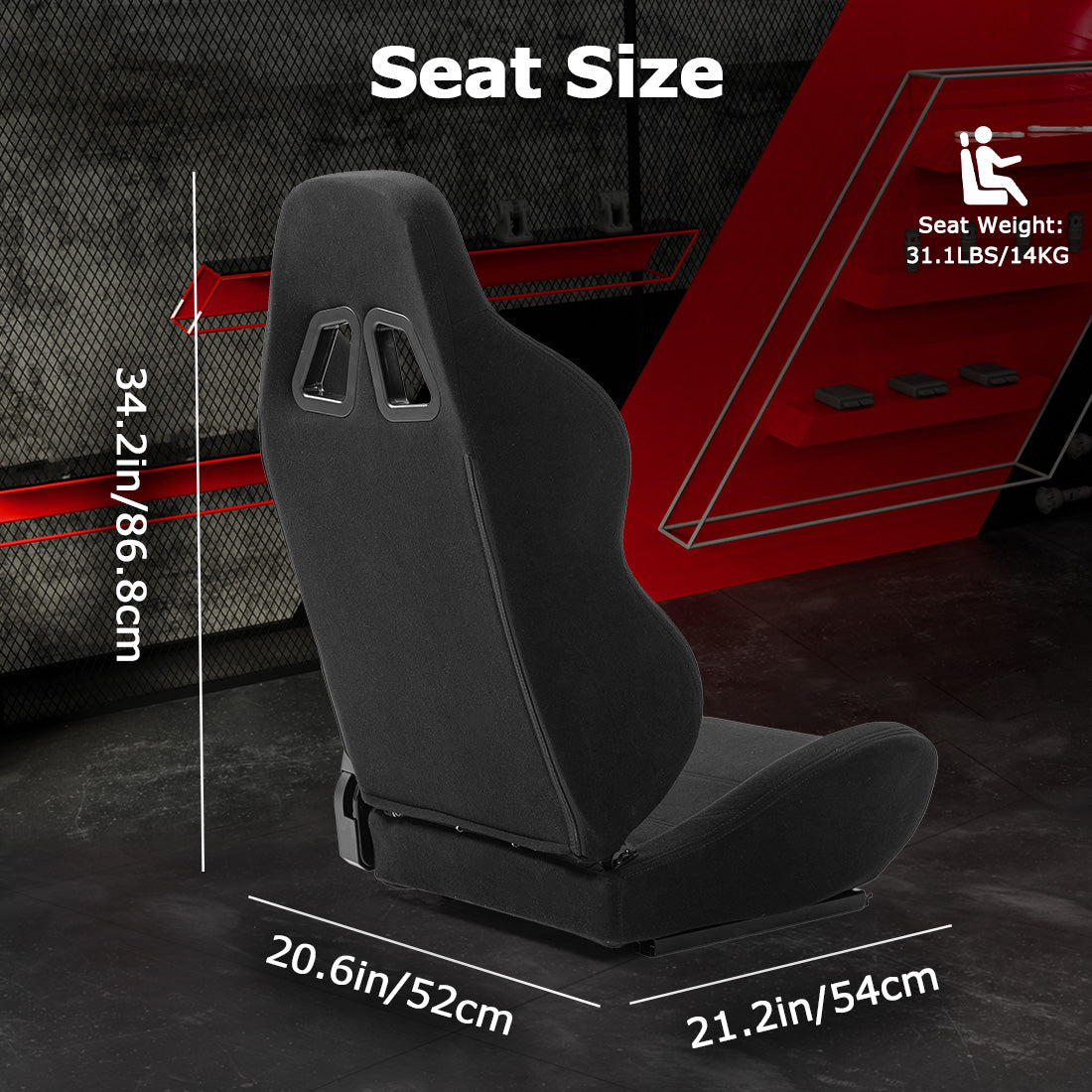 Zootopo 8040 Aluminum Profile Racing Sim Cockpit with Monitor Stand Fit Logitech G923 G920, Adjuatable Gaming Simulator Cockpit Not Include Steering Wheel,Pedals,Handbrake