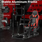 Zootopo 8040 Aluminum Profile Racing Simulaor Cockpit with Red Seat & Monitor Frame Fit for Logitech/Thrustmaster/Fanatec G920,G923&T80 Professional,F1 Trunk,No Handbrake,Pedals,Steering Wheel