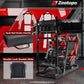 Zootopo 8040 Aluminum Profile Racing Simulaor Cockpit with Red Seat & Triple Display Stand Fit for Logitech/Thrustmaster/Fanatec G920,G923&T80 Professional,F1 Trunk,No Handbrake,Pedals,Steering Wheel
