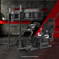 Zootopo Professional Racing Simulator Cockpit Frame with Black Seat&Monitor Stand, Fit for Logitech G920/Thrustmaster/Moza, Shifter Platform Upgrade, No Wheel, Pedals, Handbrake and Monitor