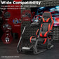 Zootopo Adjustable Sim Racing Cockpit with Red Seat, Fit for Logitech/Thrustmaster/Fanatec G920 G923 G29 Frame, Double Arm Reinforcement, No Steering Wheel, Pedal, Handbrake