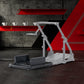 Zootopo Rear Seat Stand Racing Wheel Frame Parts/Accessories Mounting Seat Installable Most Chair Stand Simulator Cockpit Wheel and Pedals Not Included