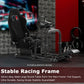 Zootopo Racing Driving Simulator Cockpit with Black Seat Stability Upgrade Fit for Logitech/Thrustmaster/Fanatec G27,G29,G920,G923,T300RS &CSL-DD Wheel Frame,No Steering Wheel,Pedal,Handbrake