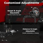 Zootopo G920 Racing Simulator Cockpit with Red Seat Frame Large Round Tube Stable and Adjustable Racing Wheel Stand Fit for Logitech G25 G27 G29 G920 Thrustmaster T80 T150 Wheel, Pedals and Shifter Not Include