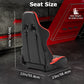 Zootopo Ergonomic Red Racing Seat with Adjustable Double Slides Fit Racing Simulator Cockpit Wheel Stand Gaming Chair Video Game Chairs