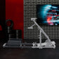 Zootopo Rear Seat Stand Racing Wheel Frame Parts/Accessories Mounting Seat Installable Most Chair Stand Simulator Cockpit Wheel and Pedals Not Included