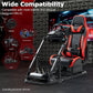 Zootopo Racing Simulator Cockpit with Red Seats, Fit for Logitech G923/G29/G920, Thrustmaster, Fanatec, Unlimited Adjustment,Not Included Shifter,Wheel,Pedals