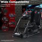 Zootopo Racing Simulator Cockpit with Black Seat Fit for Logitech G923/G29/G920, Thrustmaster, Fanatec,  Unlimited Adjustment,Not Included Shifter,Wheel,Pedals