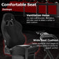 Zootopo Professional Racing Simulator Cockpit Frame with Black Seat&Monitor Stand, Fit for Logitech G920/Thrustmaster/Moza, Shifter Platform Upgrade, No Wheel, Pedals, Handbrake and Monitor
