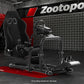 Zootopo Racing Driving Simulator Cockpit with Black Seat Stability Upgrade Fit for Logitech/Thrustmaster/Fanatec G27,G29,G920,G923,T300RS &CSL-DD Wheel Frame,No Steering Wheel,Pedal,Handbrake