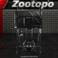 Zootopo Adjustable Racing Sim Cockpit with Monitor Stand Unobstructed Design for Both Legs Fit for Logitech/Thrustmaster G29 G923 G25 T80 T150 Racing Wheel Cockpit Not Include Steering Wheel,Pedals,Handbrake