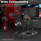 Zootopo Racing Simulator Cockpit with Monitor Mount, crafted from 3060 Aluminum Profile, Fit for Thrustmaster/Fanatec/Logitech G29 GPro, Unlimited Adjustment,Not Include Steering Wheel,Pedals,Handbrake