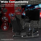 Zootopo 8040 Aluminum Profile Racing Sim Cockpit with Monitor Stand Fit Logitech G923 G920, Adjuatable Gaming Simulator Cockpit Not Include Steering Wheel,Pedals,Handbrake
