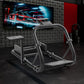 Zootopo Professional Racing Simulator Cockpit Frame Large Round Tube, Fit for Logitech G920/Thrustmaster/Moza, Streamlined Dual-arm Design, No Wheel, Pedals, Handbrake, Seat and Monitor Stand