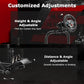 Zootopo Racing Cockpit with TV Stand & Red Seat Fit for Logitech, Thrustmaster,G27,G920,T500,Wheel Shifter Pedals Not Included