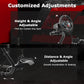Zootopo Adjustable Racing Cockpit Red Seat Fit for Logitech, Thrustmaster,G923,G920,Wheel Shifter Pedals Not Included