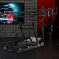 Zootopo 8040 Aluminum Profile Racing Simulator Cockpit with Triple Display Stand Fit for Logitech/Thrustmaster/Fanatec G25 G27 G29 G923 T80,F1 Trunk,No Seat,Handbrake,Pedals & Steering Wheel