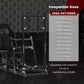 Zootopo 8040 Aluminum Profile Racing Simulator Cockpit with Black Seat & Monitor Frame Fit for Logitech/Thrustmaster/Fanatec G25 G27 G29 G923 T80,F1 Trunk,No Handbrake,Pedals & Steering Wheel