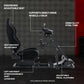 Zootopo Racing Simulator Cockpit with Black Seat Fit for Logitech G923/G29/G920, Thrustmaster, Fanatec,  Unlimited Adjustment,Not Included Shifter,Wheel,Pedals