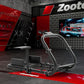 Zootopo Professional Racing Simulator Cockpit Frame Large Round Tube, Fit for Logitech G920/Thrustmaster/Moza, Streamlined Dual-arm Design, No Wheel, Pedals, Handbrake, Seat and Monitor Stand
