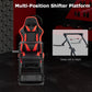 Zootopo Racing Simulator Cockpit with Red Seats, Fit for Logitech G923/G29/G920, Thrustmaster, Fanatec, Unlimited Adjustment,Not Included Shifter,Wheel,Pedals