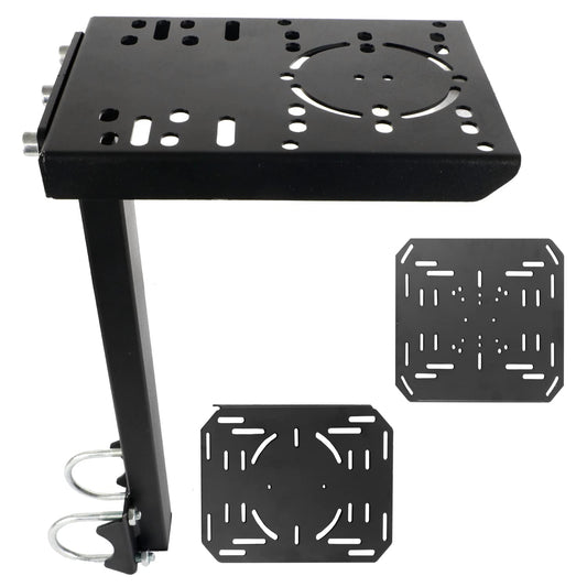 Upgrade Gear Shifter Mount,Support Racing/Handbrake/Flight Gear Shifter Lever,Support All Round Tube Simulation Cockpit Series