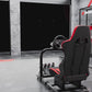 Zootopo G920 Racing Simulator Cockpit with Red Seat Frame Large Round Tube Stable and Adjustable Racing Wheel Stand Fit for Logitech G25 G27 G29 G920 Thrustmaster T80 T150 Wheel, Pedals and Shifter Not Include
