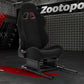 Zootopo Rear Seat Bottom Brackets of 30mm Square Tube Racing Simlator Cockpit with Black Seat， DIY Upgraded Racing Seat Gaming Steering Wheel Stand Thickened Steel Adjustable