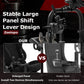 Zootopo Racing Driving Simulator Cockpit with Black Seat Stability Upgrade Fit for Logitech/Thrustmaster/Fanatec G27,G29,G920,G923,T300RS &CSL-DD Wheel Frame,No Steering Wheel,Pedal,Handbrake