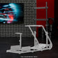 Zootopo Simulator Monitor Mount Fit for Multi-Brand Cockpit Mountable 32-55 inchs Display,Height Adjustable,NO TV,Steering Wheel,Shift Lever,Pedals,Seat and Race Frame