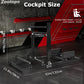 Zootopo 3060 Aluminum Profile Racing Simulator Cockpit, Infinitely Adjustable, Compatible with Thrustmaster/Fanatec/Logitech G29 steering wheels, specifically designed for the Sim Frame 3060 chassis. Does not include steering wheel, pedals, or handbrake