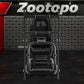Zootopo Professional Racing Simulator Cockpit with TV Stand&Seat, Fit for Logitech G920/Thrustmaster/Moza, Streamlined Dual-arm Design, No Wheel, Pedals, Handbrake, and Monitor