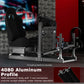 Zootopo 8040 Aluminum Profile Racing Sim Cockpit with Black Seat Fit Logitech G923 G920, Adjuatable Driving Simulator Cockpit Not Include Steering Wheel,Pedals,Handbrake