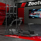 Zootopo Professional Racing Simulator Cockpit with Monitor Stand, Fit for Logitech G920/Thrustmaster/Moza, Streamlined Dual-arm Design, No Wheel, Pedals, Handbrake, Seat,and Monitor