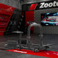 Zootopo Racing Simulator Cockpit 50mm Round Tube Driving Gaming Cockpit Fit for Logitech, Thrustmaster, Fanatec, PC, PS4, Xbox, Seat ,Pedal Wheel Not Included