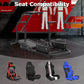 Zootopo Adjustable Racing Sim Cockpit Unobstructed Design for Both Legs Fit for Logitech/Thrustmaster G29 G923 G25 T80 T150 Racing Wheel Cockpit Not Include Steering Wheel,Pedals,Handbrake