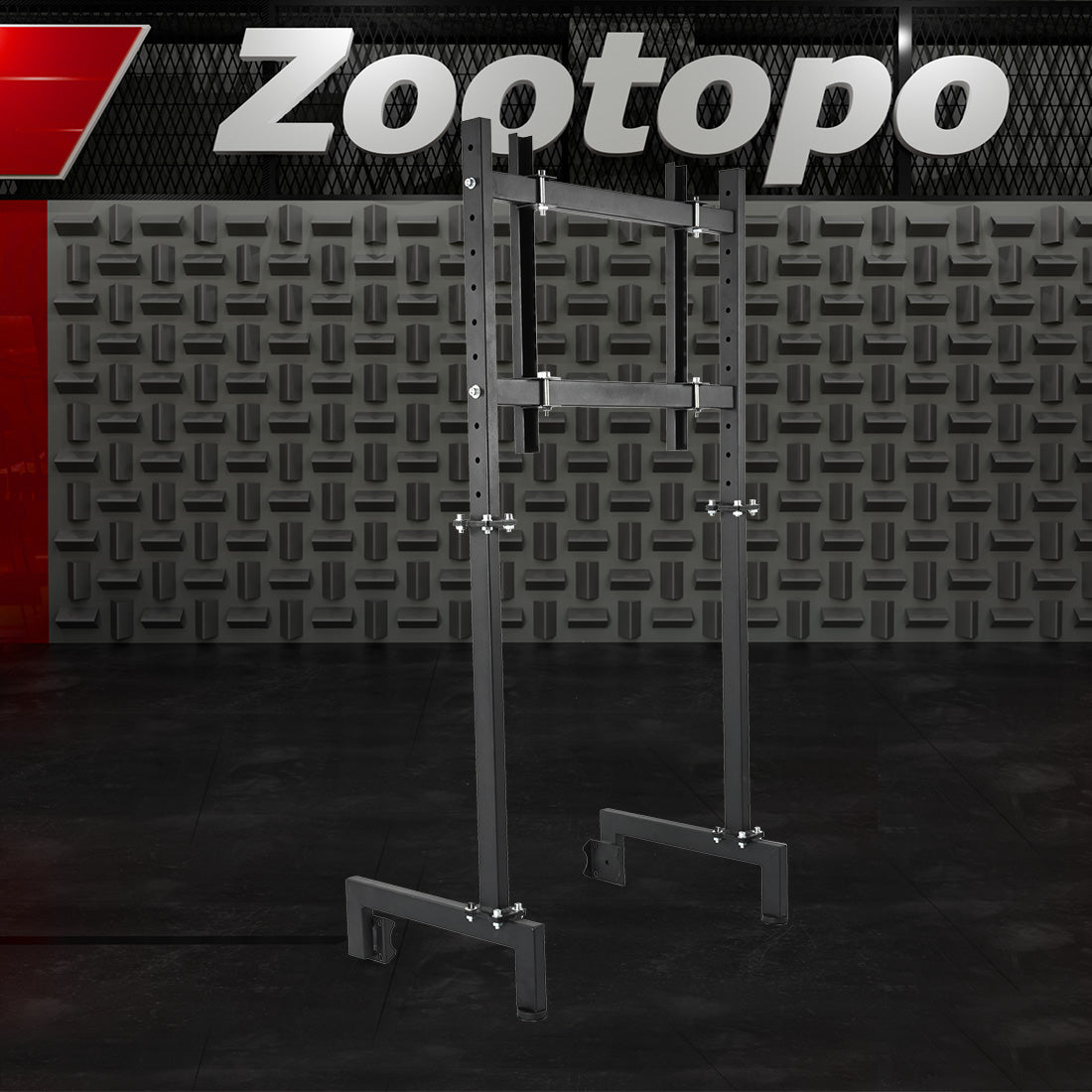 Zootopo Racing Sim Monitor Mount for Racing Simulator Cockpit Support Monitor from 24 to 60 inch,Stable Height Position,Adjustable Driving Display Stand for TV and PC Monitor,NO Steering Wheel,Shift Lever,Pedals,TV,Seat and Cockpit