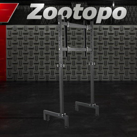 Zootopo Racing Sim Monitor Mount for Racing Simulator Cockpit Support Monitor from 24 to 60 inch,Stable Height Position,Adjustable Driving Display Stand for TV and PC Monitor,NO Steering Wheel,Shift Lever,Pedals,TV,Seat and Cockpit