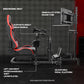 Zootopo Racing Sim Cockpit with Triple Monitor Mount and Seat Fits for Logitech/Thrustmaster/Fanatec/Moza G29 G920 G923 CSL-DD T248 Without Steering Wheel, Pedals ,TV and Shifter