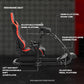 Zootopo Adjustable Racing Cockpit Red Seat Fit for Logitech, Thrustmaster,G923,G920,Wheel Shifter Pedals Not Included