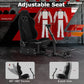 Zootopo Racing Simulator Cockpit with BlackSeat Multi-level Adjustment Fit for Logitech/Thrustmaster/Fanatec G29,G920,G923&T300RS&CSL-DD One-Piece Cockpit,Wheel,Handbrake and Pedals Not Included