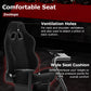 Zootopo Adjustable Racing Cockpit with Black Seat Fit for Logitech,Thrustmaster,G920,T500,Wheel Shifter Pedals Not Included