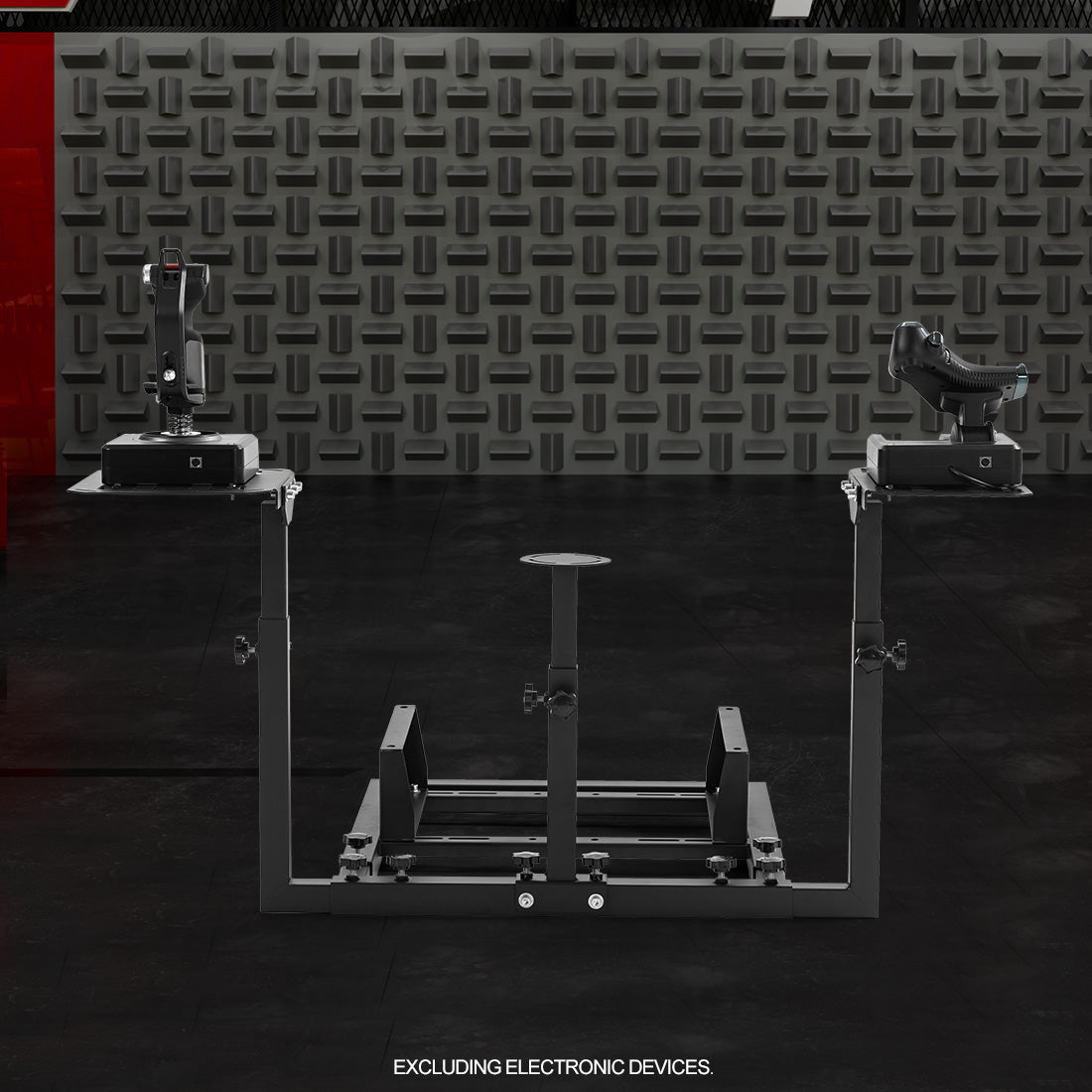 Zootopo Flight Simulator Cockpit  Fit for Logitech X52 PRO,X56, Thrustmaster T16000M,HotasWarthing Flight Stick,Unlimited Adjustment,Not Include Steering Wheel,Pedals,Handbrake and Joystick